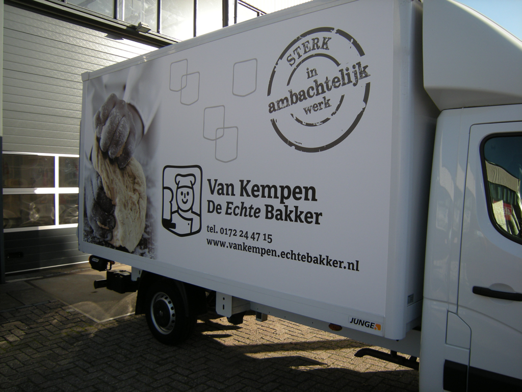 Bestickering bus Van Kempen